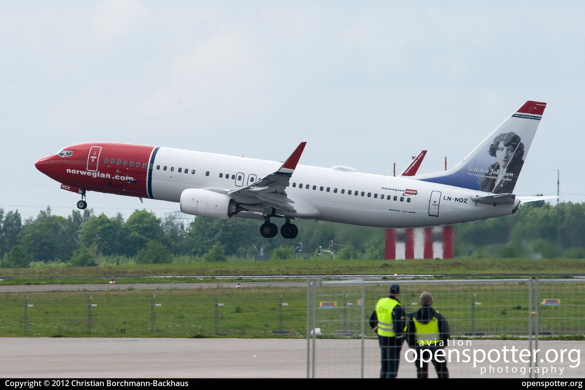 LN-NOZ - Norwegian Air Shuttle Boeing 737-8JP(WL) at Berlin-Schönefeld International Airport (SXF/EDDB) taken by Christian Borchmann-Backhaus | openspotter.org | ID: 2956