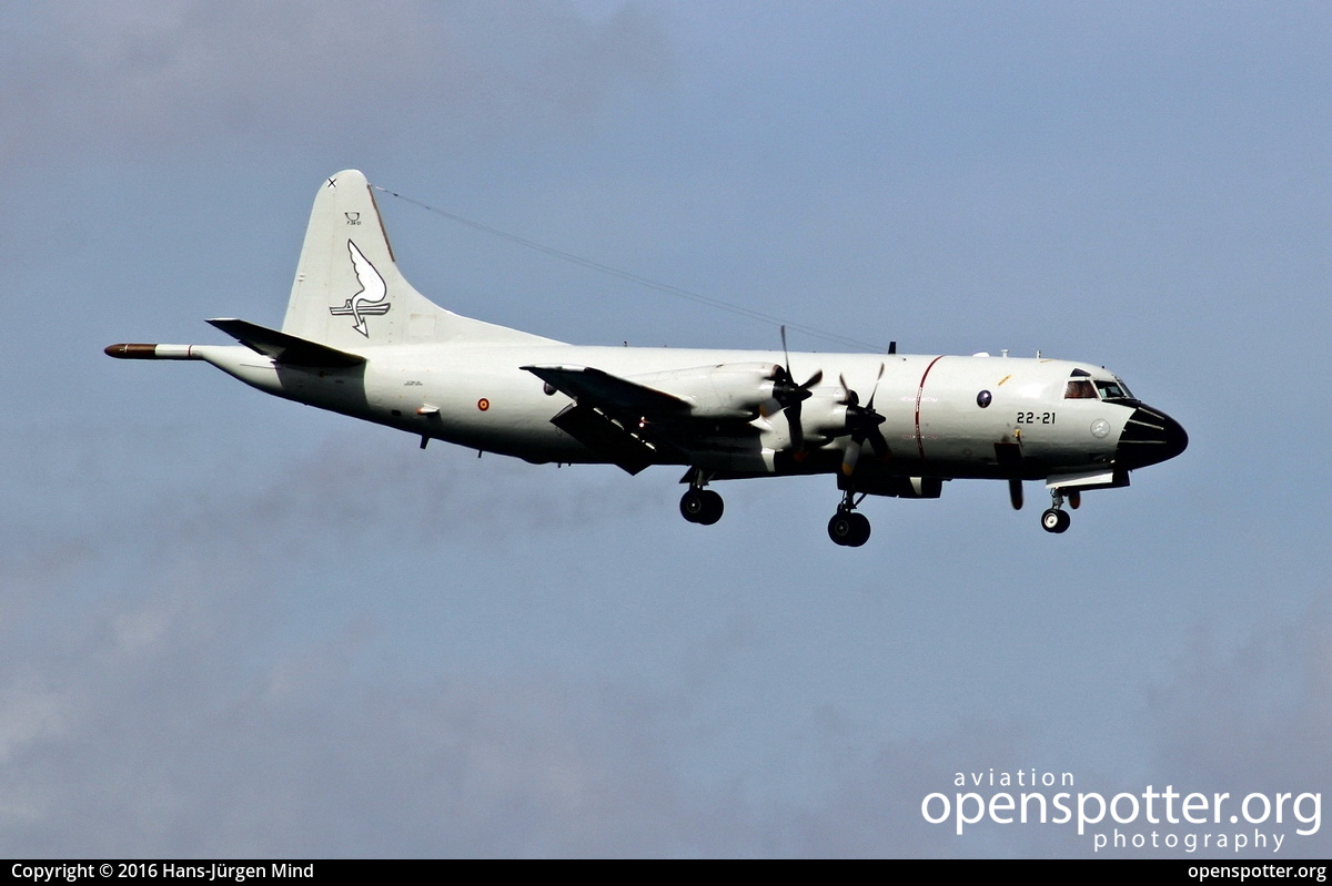 22-21 - Spanish Air Force (Fuerza Aerea Española) Lockheed P-3A (P3V-1) Orion at Palma de Mallorca Airport (Son Sant Joan Airport) (PMI/LEPA) taken by Hans-Jürgen Mind | openspotter.org | ID: 35913