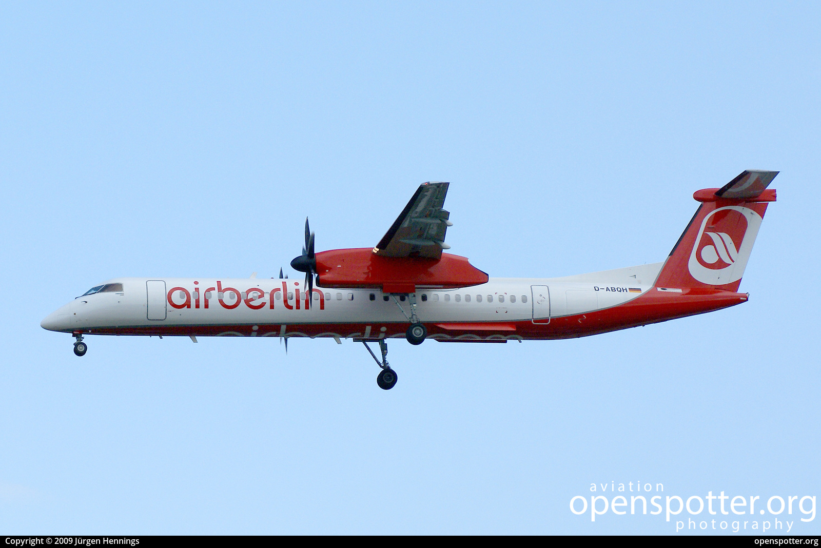 D-ABQH - Air Berlin De Havilland Canada DHC-8-402Q Dash 8 at Berlin-Tegel Airport (TXL/EDDT) taken by Jürgen Hennings | openspotter.org | ID: 67957