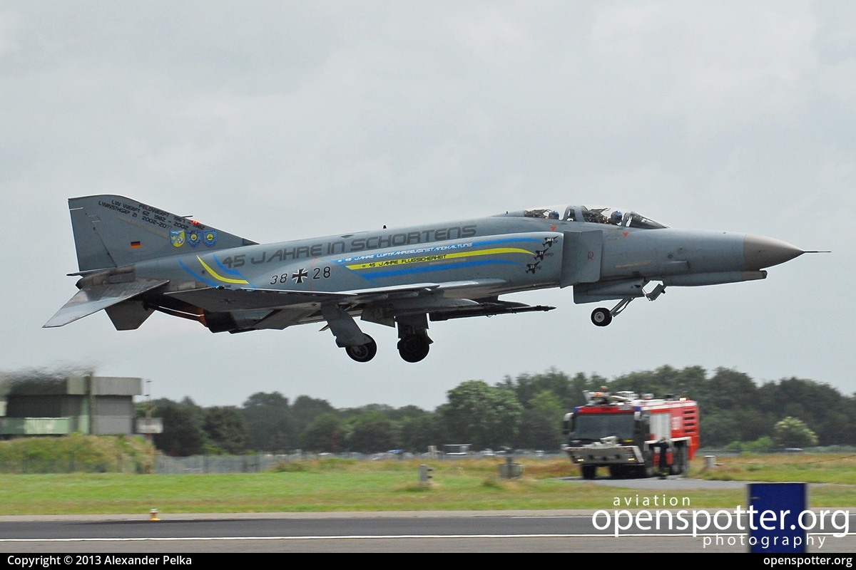 38+28 - German Air Force (Luftwaffe) McDonnell Douglas F-4F Phantom II at Fliegerhorst Wittmundhafen (ETNT) taken by Alexander Pelka | openspotter.org | ID: 21200