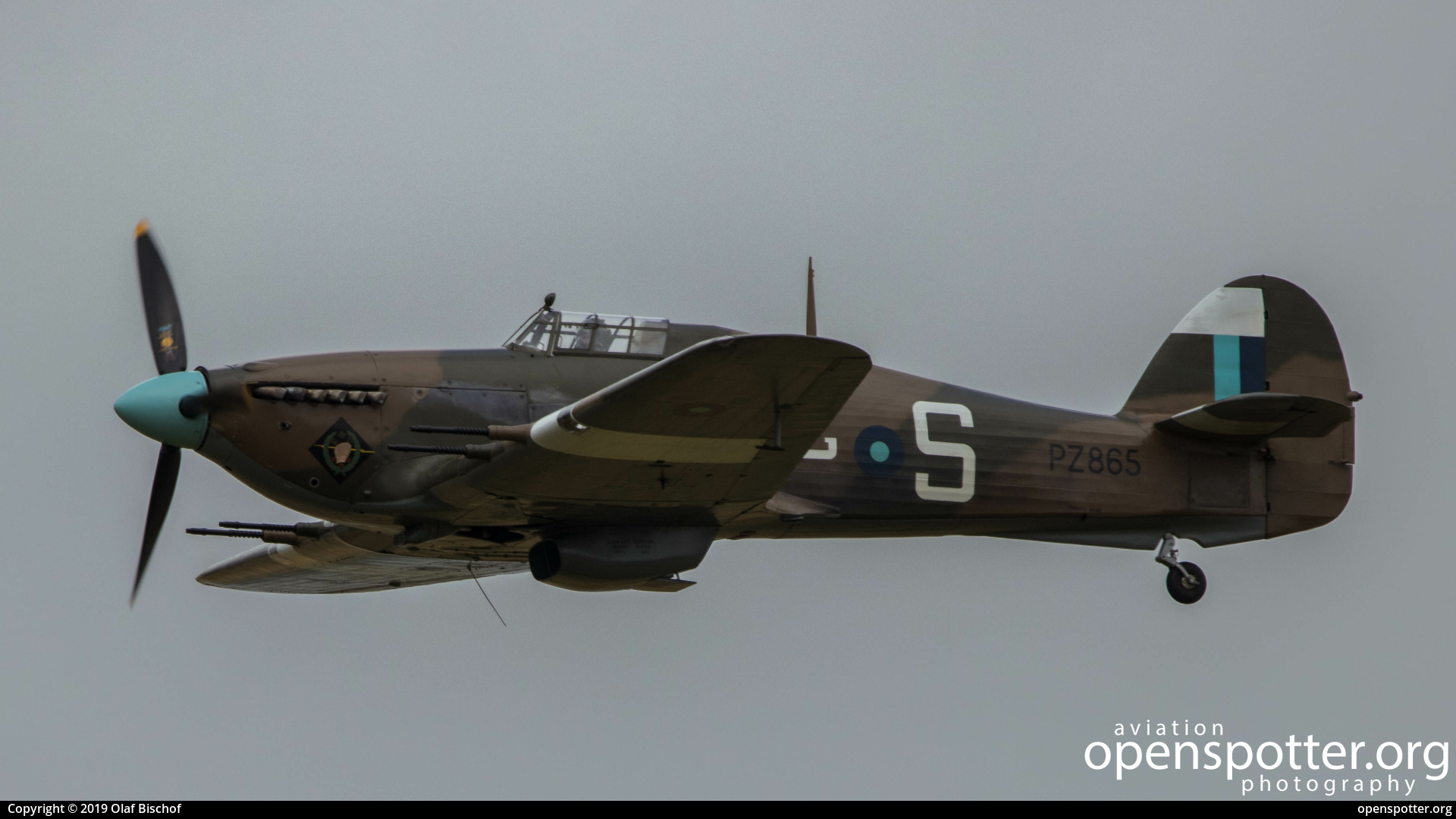 PZ865 - RAF - Battle of Britain Memorial Flight Hawker Hurricane Mk.IIc at RAF Fairford (FFD/EGVA) taken by Olaf Bischof | openspotter.org | ID: 75398