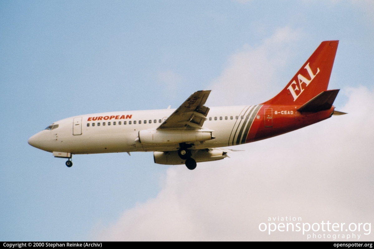 G-CEAD - European Aircharter Boeing 737-229(A) at Berlin-Tegel Airport (TXL/EDDT) taken by Stephan Reinke (Archiv) | openspotter.org | ID: 2338