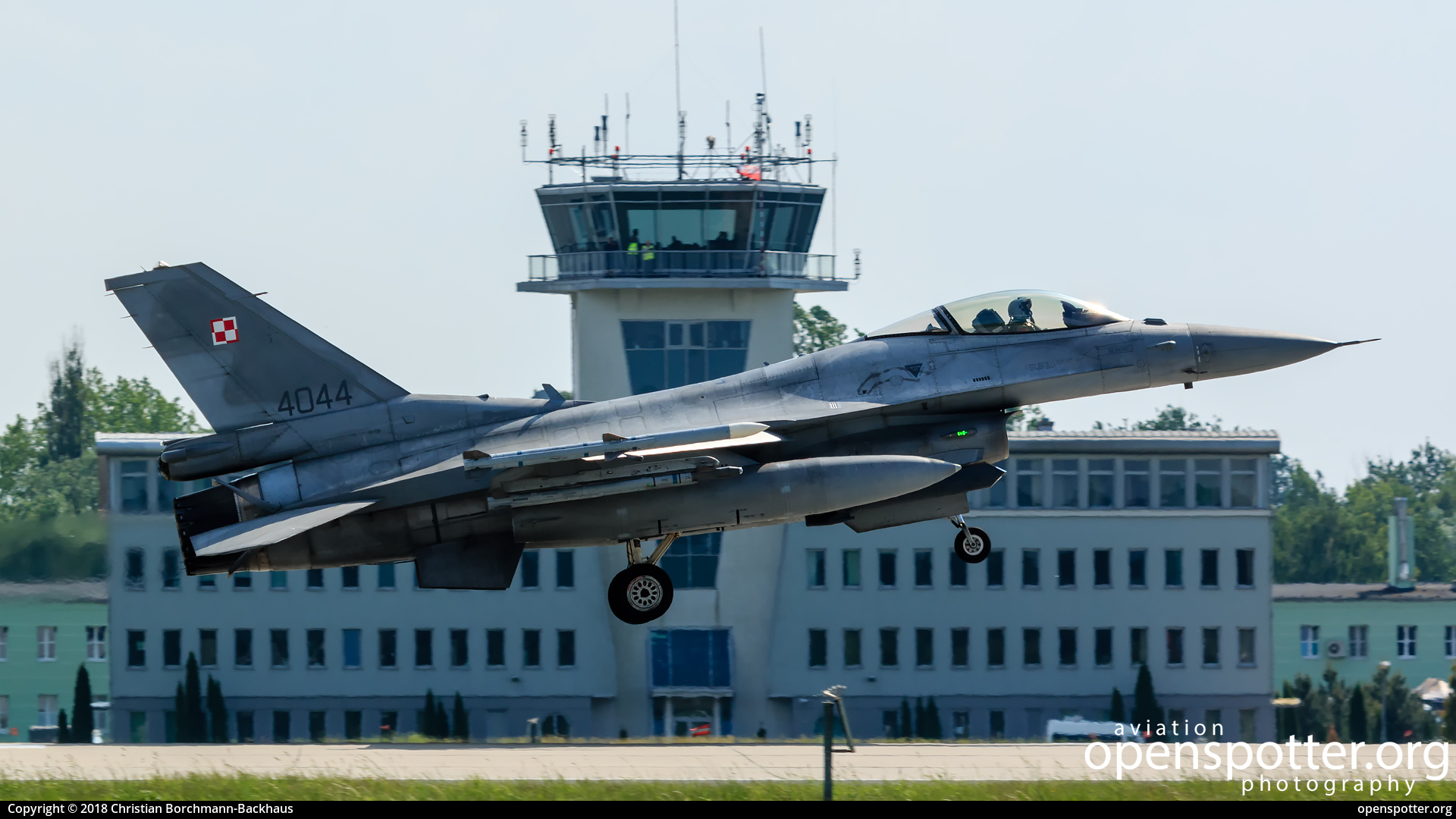 4044 - Polish Air Force Lockheed Martin F-16C Jastrząb at Poznan-Krzesiny (EPKS) taken by Christian Borchmann-Backhaus | openspotter.org | ID: 89910