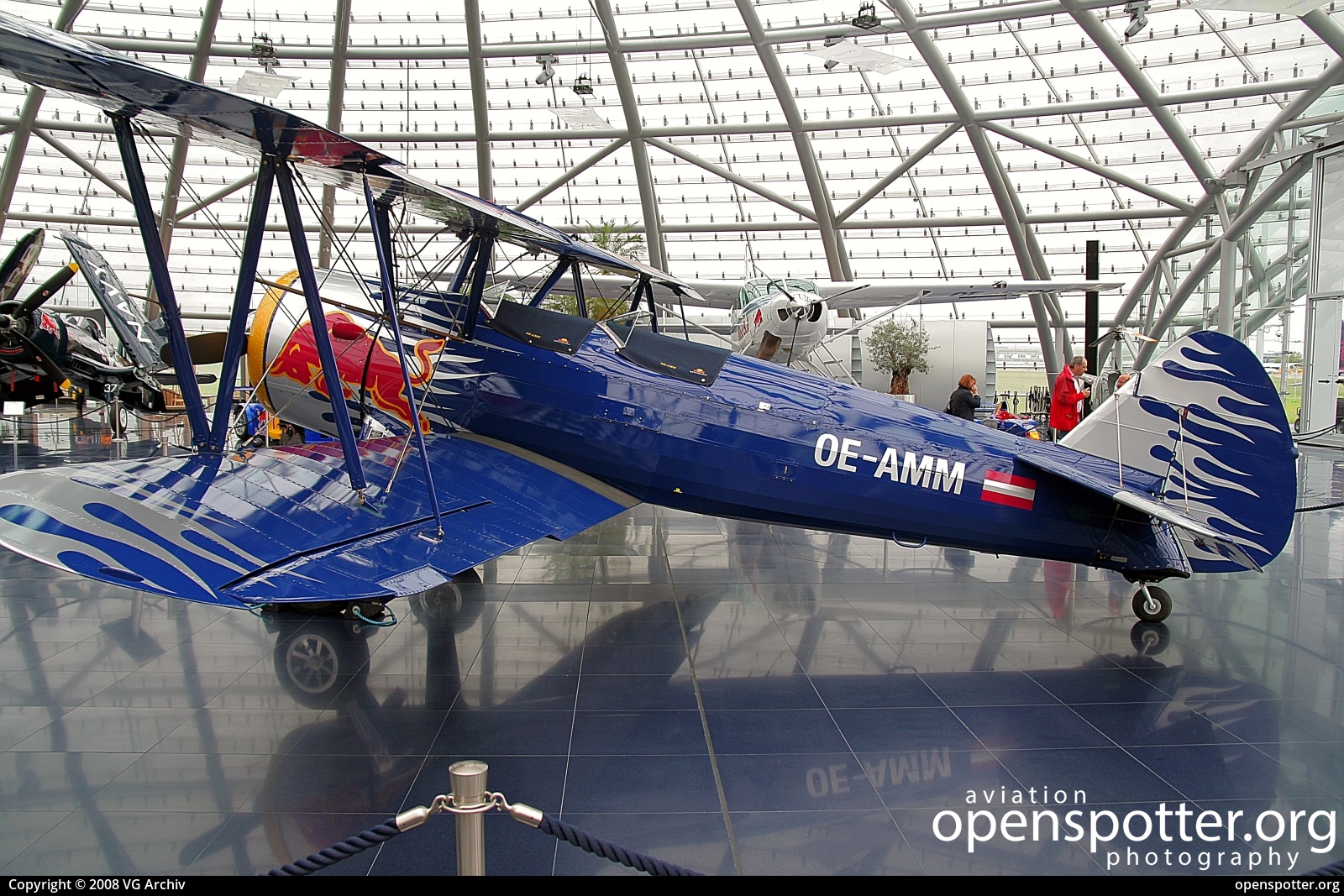 OE-AMM - Red Bull - The Flying Bulls Boeing E75 Stearman at Salzburg Airport (SZG/LOWS) taken by VG Archiv | openspotter.org | ID: 71474