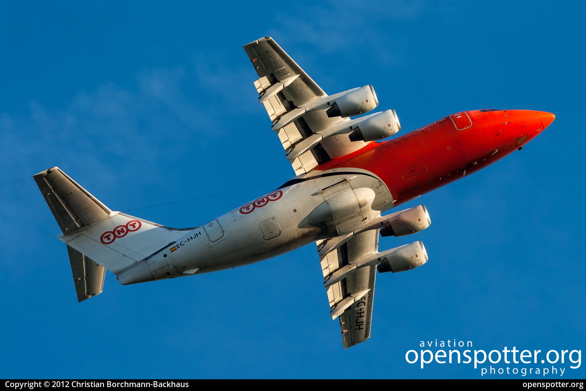 EC-HJH - TNT Airways British Aerospace 146-200QT at Berlin-Schönefeld International Airport (SXF/EDDB) taken by Christian Borchmann-Backhaus | openspotter.org | ID: 3849