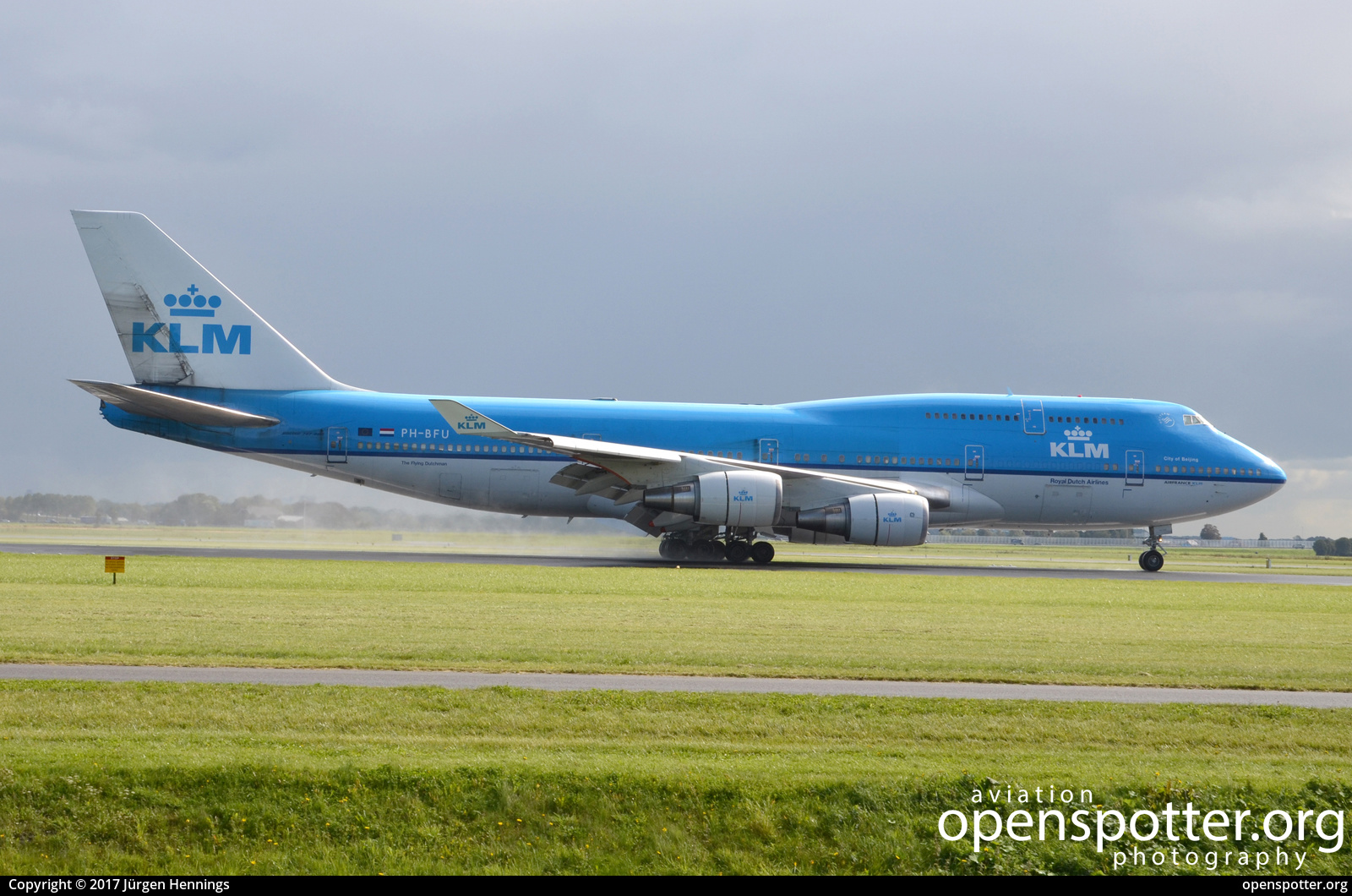 PH-BFU - KLM Royal Dutch Airlines Boeing 747-406(M) at Schiphol Airport (AMS/EHAM) taken by Jürgen Hennings | openspotter.org | ID: 52236