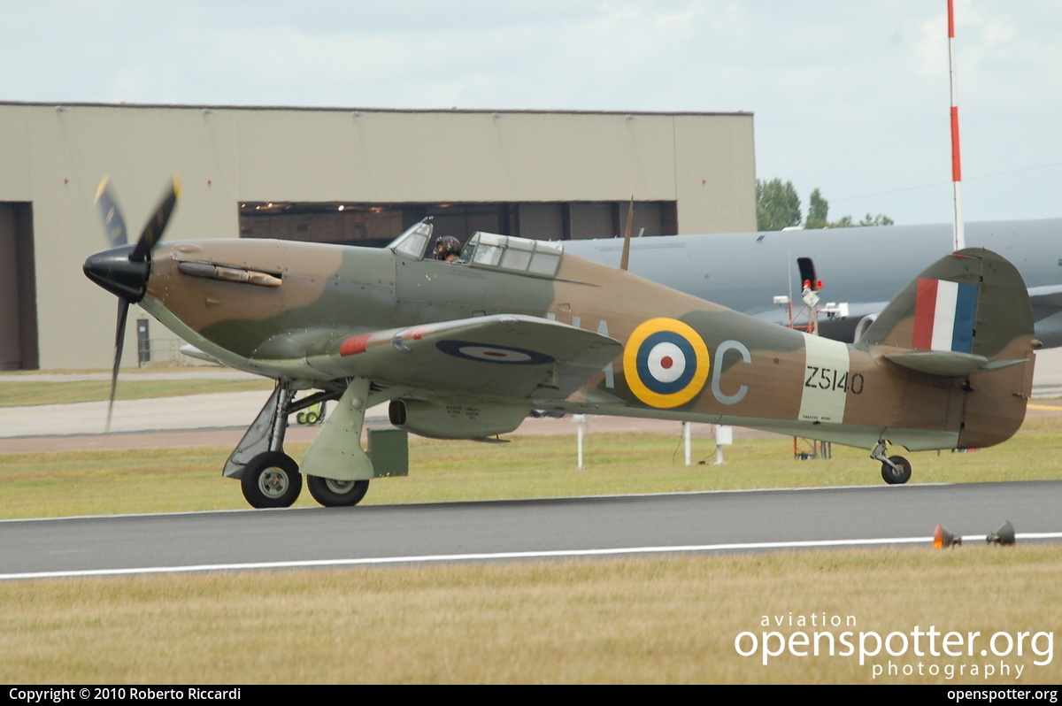 G-HURI - Private / Untitled Hawker Hurricane Mk. XIIa at RAF Fairford (FFD/EGVA) taken by Roberto Riccardi | openspotter.org | ID: 3550