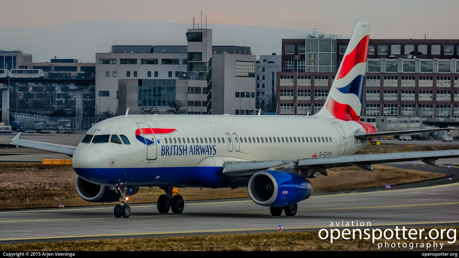 G-EUYD - British Airways Airbus A320-232 at Frankfurt International Airport (FRA/EDDF) taken by Arjen Veeninga | openspotter.org | ID: 90160