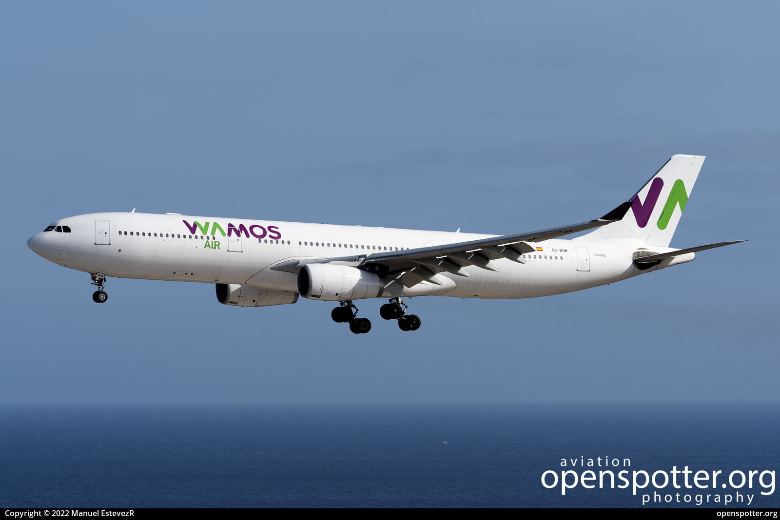 EC-NHM - Wamos Air Airbus A330-343X at Tenerife South Airport (Reina Sofia Airport) (TFS/GCTS) taken by Manuel EstevezR | openspotter.org | ID: 79534