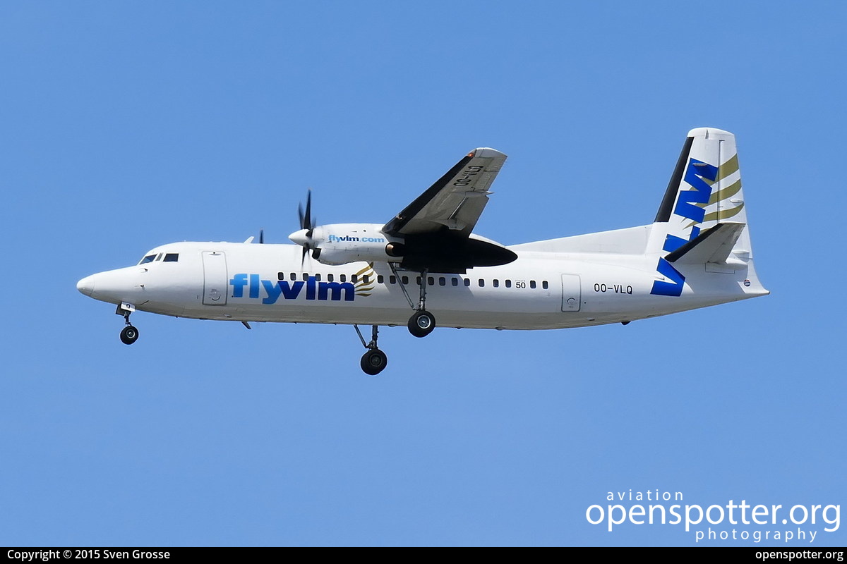 OO-VLQ - VLM Airlines Fokker F50 at Berlin-Tegel Airport (TXL/EDDT) taken by Sven Grosse | openspotter.org | ID: 23541