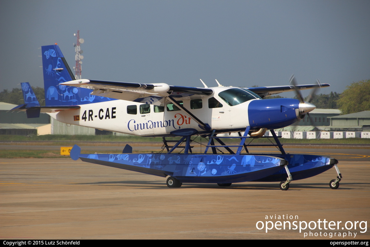 4R-CAE - Cinnamon Air Cessna Caravan 208 A at Bandaranaike International Airport (CMB/VCBI) taken by Lutz Schönfeld | openspotter.org | ID: 20911