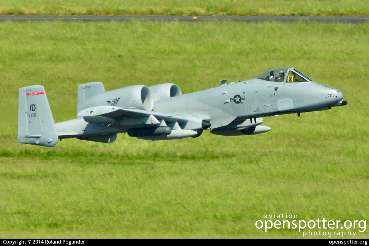 78-0707 - US Airforce (USAF) Fairchild A-10C Thunderbold II at Berlin-Schönefeld International Airport (SXF/EDDB) taken by Roland Pogander | openspotter.org | ID: 16434