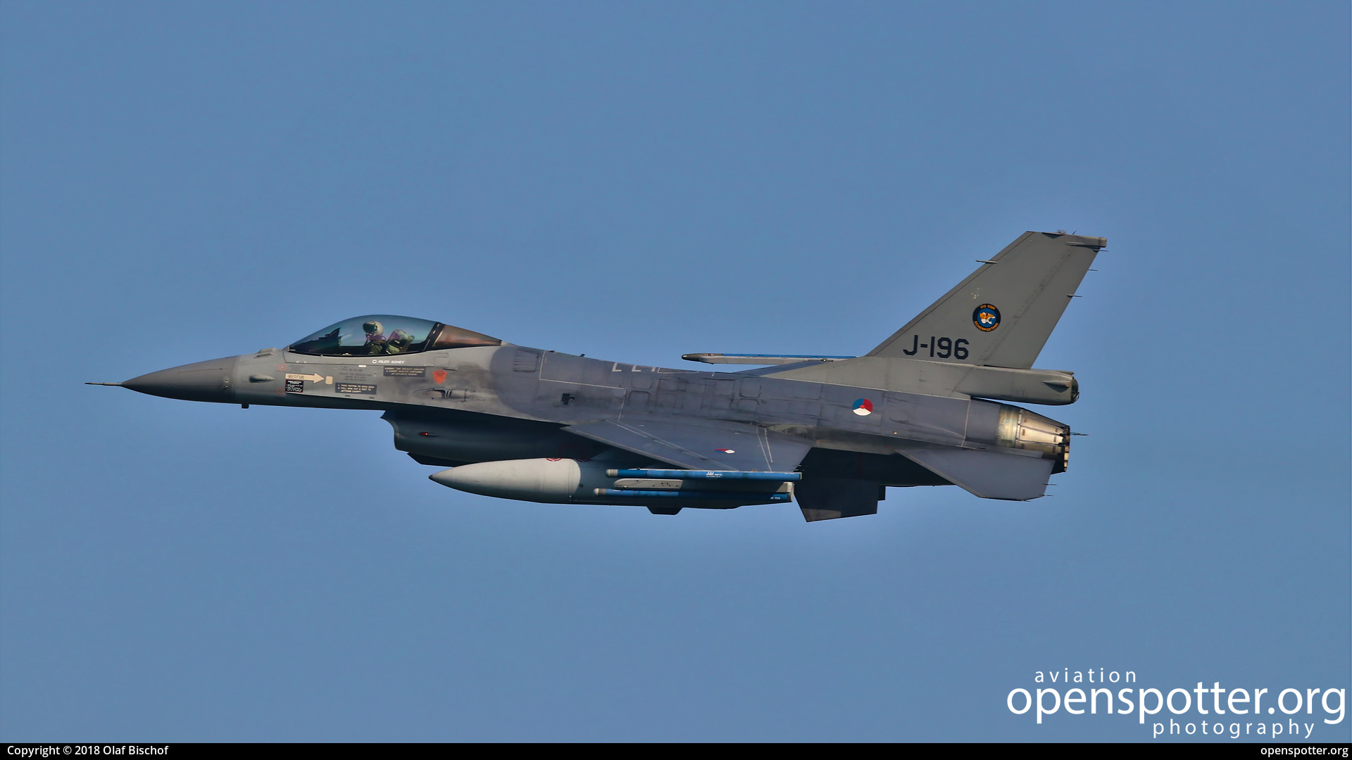 J-196 - Royal Netherlands Air Force General Dynamics F-16AM Fighting Falcon at Leeuwarden Airport (LWR/EHLW) taken by Olaf Bischof | openspotter.org | ID: 53371