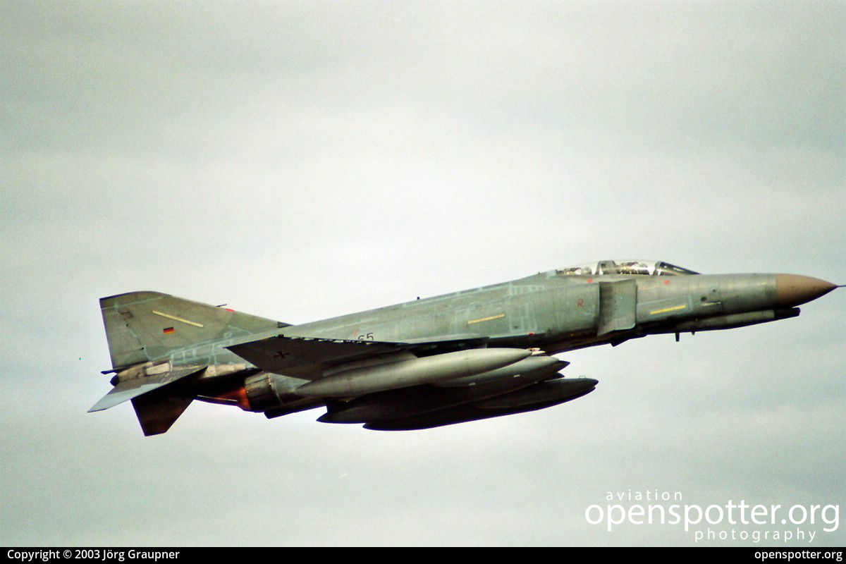 37+65 - German Air Force (Luftwaffe) McDonnell Douglas F-4F Phantom II at Palma de Mallorca Airport (Son Sant Joan Airport) (PMI/LEPA) taken by Jörg Graupner | openspotter.org | ID: 19986