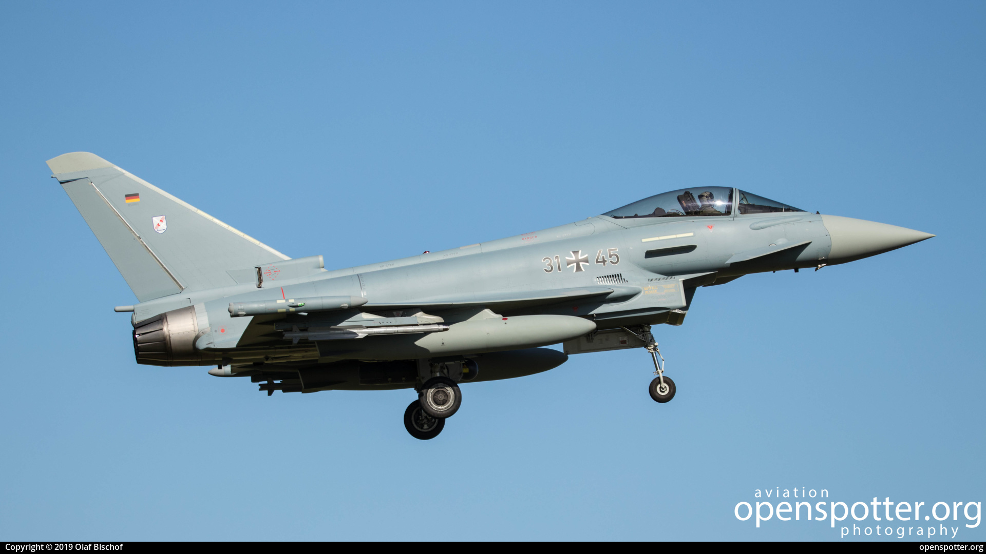 31+45 - German Air Force (Luftwaffe) Eurofighter EF-2000 Typhoon at Leeuwarden Airport (LWR/EHLW) taken by Olaf Bischof | openspotter.org | ID: 66373