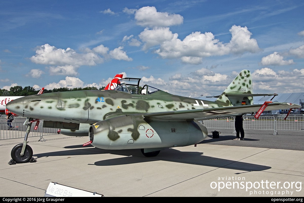 D-IMTT - Messerschmitt Stiftung Messerschmitt Me-262A-1C at Berlin-Schönefeld International Airport (SXF/EDDB) taken by Jörg Graupner | openspotter.org | ID: 30857