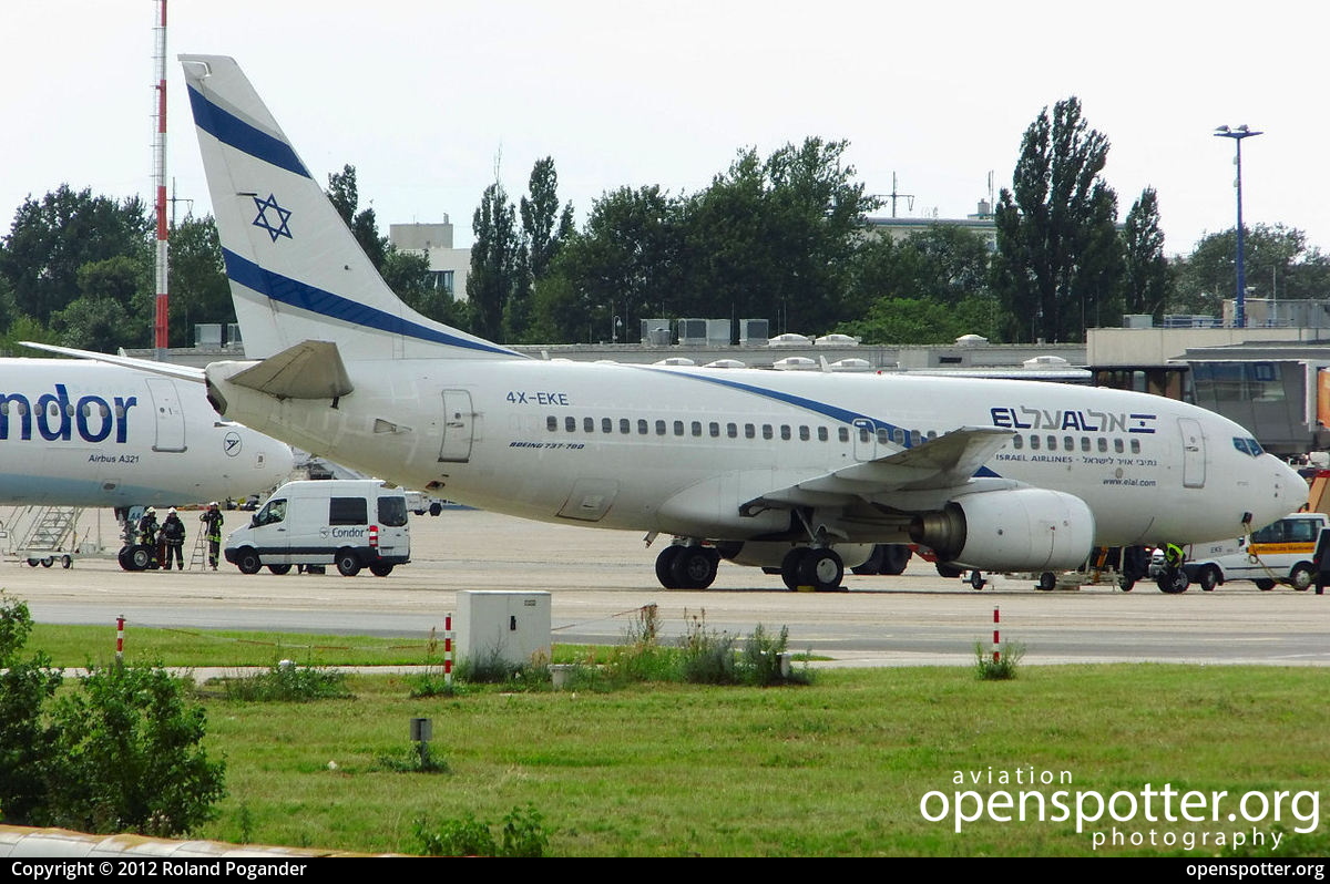 4X-EKE - El Al Israel Airlines Boeing 737-758 at Berlin-Schönefeld International Airport (SXF/EDDB) taken by Roland Pogander | openspotter.org | ID: 3709
