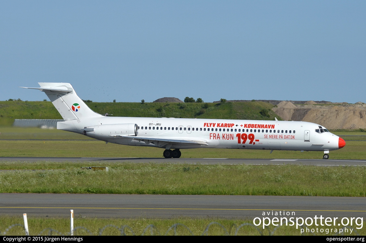 OY-JRU - DAT Danish Air Transport McDonnell Douglas MD-87 at Copenhagen Airport, Kastrup Airport (CPH/EKCH) taken by Jürgen Hennings | openspotter.org | ID: 32476