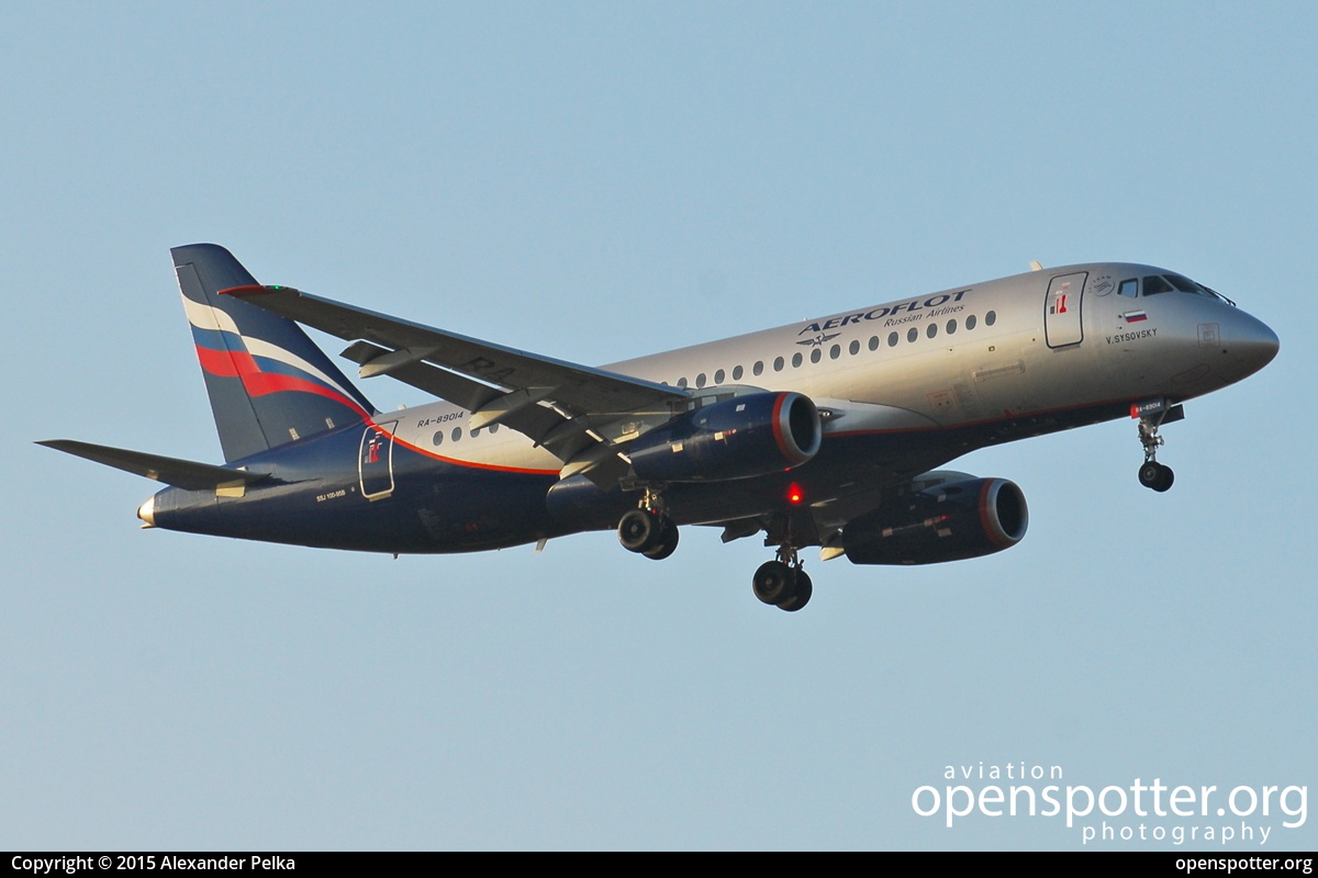 RA-89014 - Aeroflot Russian Airlines Sukhoi Superjet 100-95B at Berlin-Schönefeld International Airport (SXF/EDDB) taken by Alexander Pelka | openspotter.org | ID: 21071