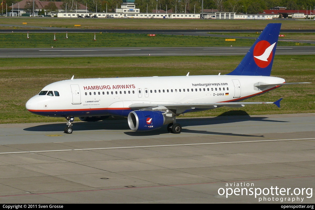 D-AHHA - Hamburg Airways Airbus A319-112 at Berlin-Tegel Airport (TXL/EDDT) taken by Sven Grosse | openspotter.org | ID: 1875