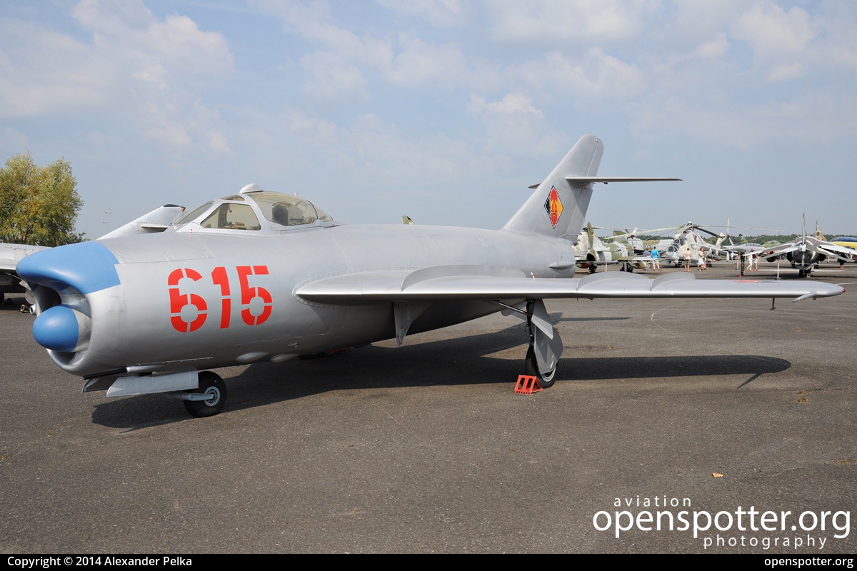 615 - Luftstreitkräfte der DDR (East German Air Force) Mikoyan-Gurevich MiG-17PF Fresco at RAF Gatow (GWW/EDBG) taken by Alexander Pelka | openspotter.org | ID: 21812