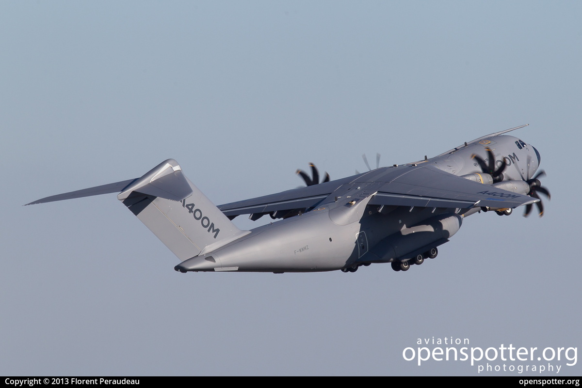 F-WWMZ - Airbus Military Airbus A400M at Toulouse Blagnac International Airport (TLS/LFBO) taken by Florent Peraudeau | openspotter.org | ID: 6428