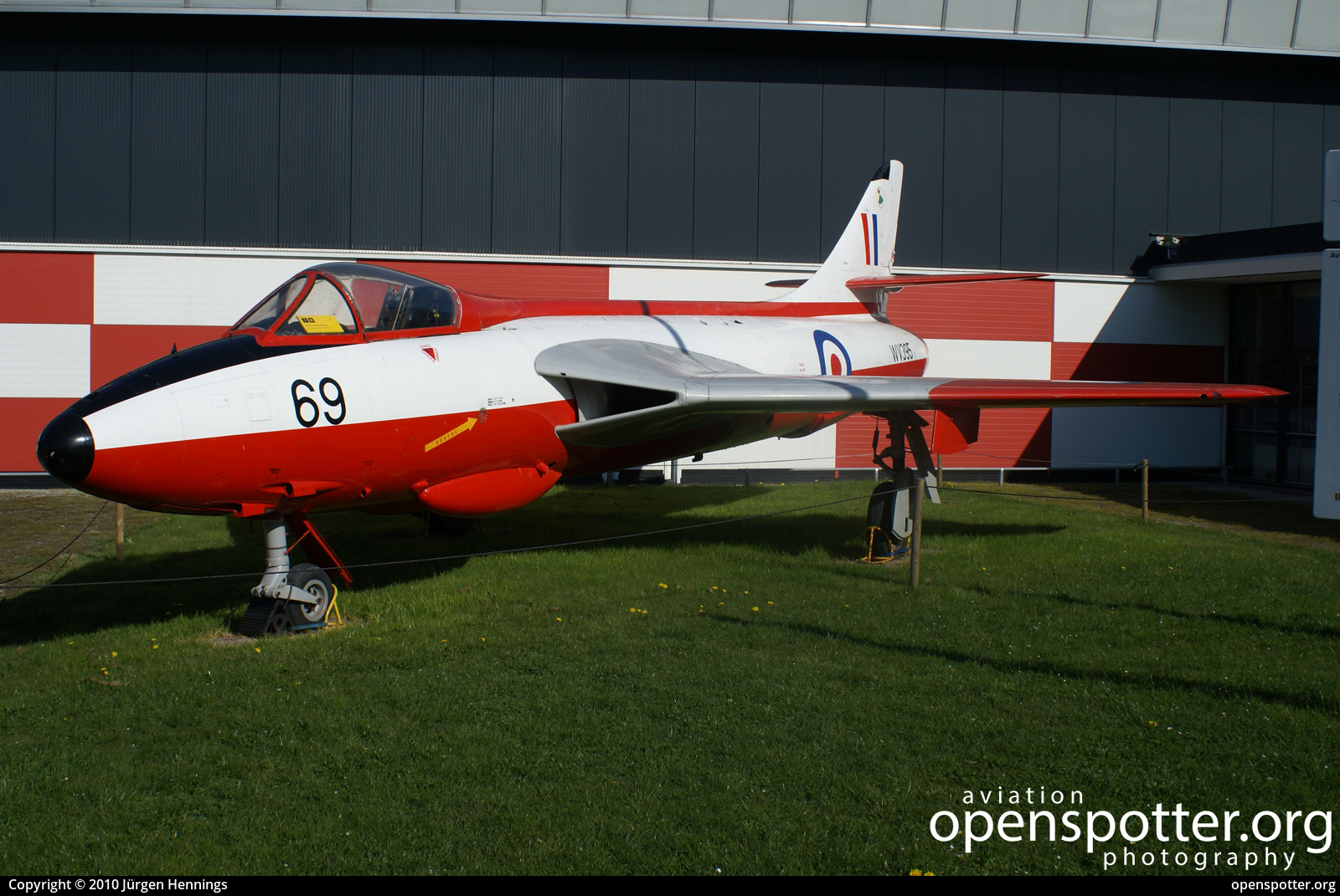 WV395 - Royal Air Force Hawker Hunter at Lelystad Airport (LEY/EHLE) taken by Jürgen Hennings | openspotter.org | ID: 51883