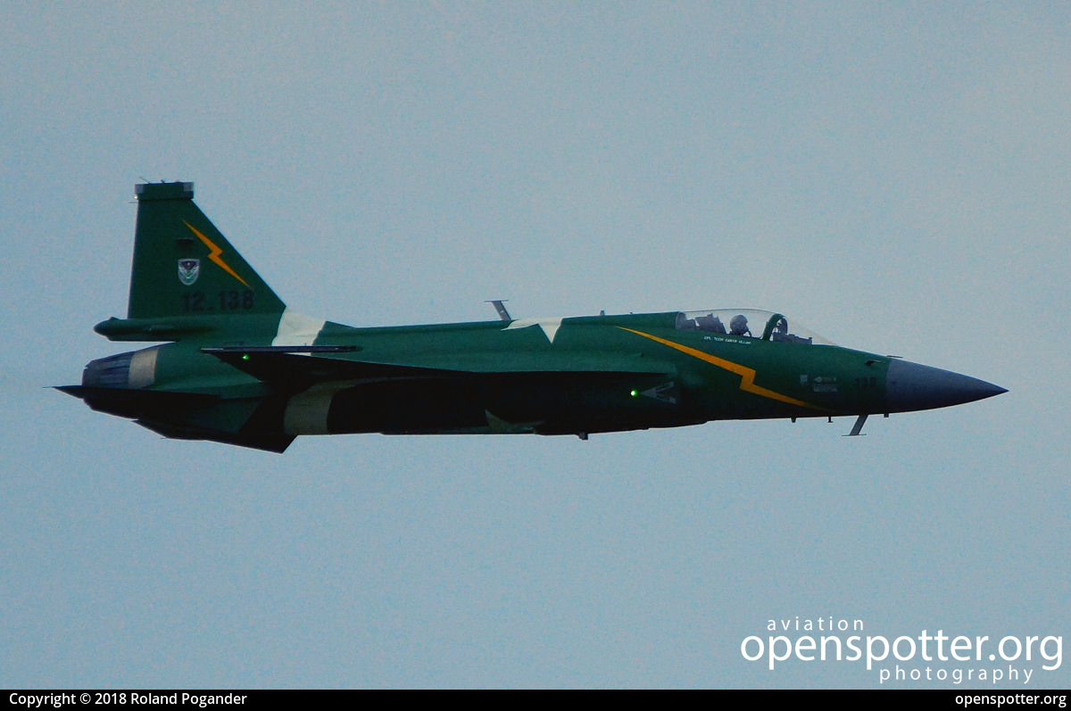 12-138 - Pakistan Air Force PAKISTAN JF-17 Thunder at Radom-Sadków Airport (RDO/EPRA) taken by Roland Pogander | openspotter.org | ID: 58829
