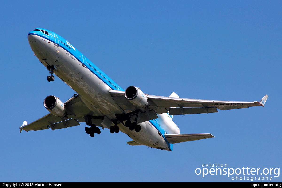 PH-KCI - KLM Royal Dutch Airlines McDonnell Douglas MD-11 at Schiphol Airport (AMS/EHAM) taken by Morten Hansen | openspotter.org | ID: 4720
