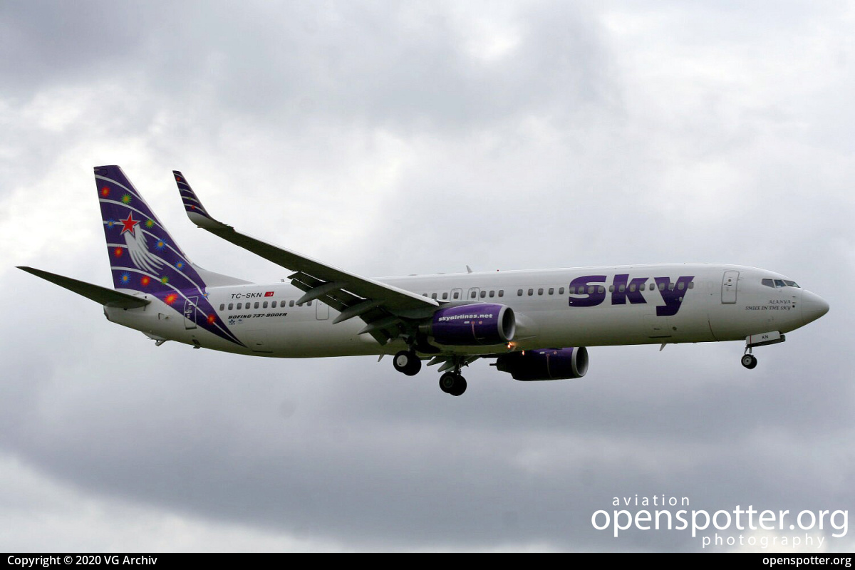 TC-SKN - Sky Airlines Boeing 737-94X(ER)(WL) at Berlin-Tegel Airport (TXL/EDDT) taken by VG Archiv | openspotter.org | ID: 72306