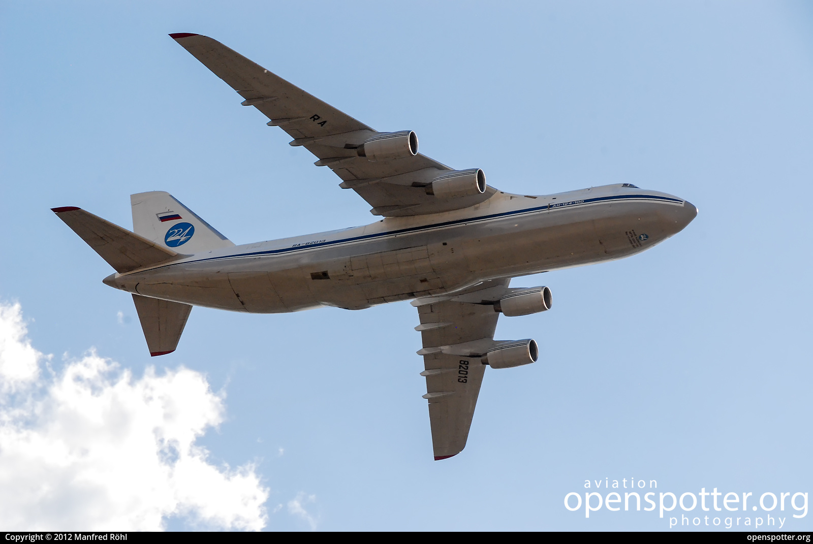 RA-82013 - 224th Flight Unit Antonov An-124-100 at Zhukovsky International Airport (ZIA/UUBW) taken by Manfred Röhl | openspotter.org | ID: 52789