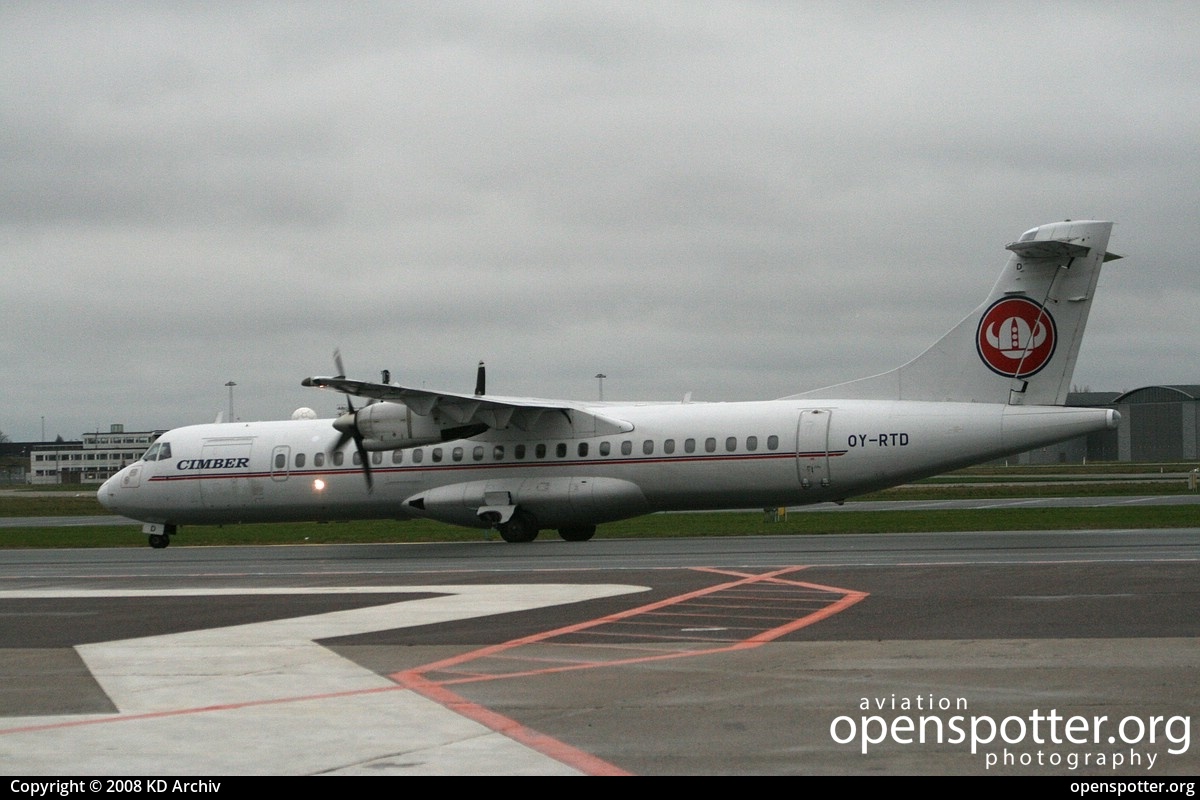 OY-RTD - Cimber Sterlin A/S ATR 72-202 at Copenhagen Airport, Kastrup Airport (CPH/EKCH) taken by KD Archiv | openspotter.org | ID: 63137