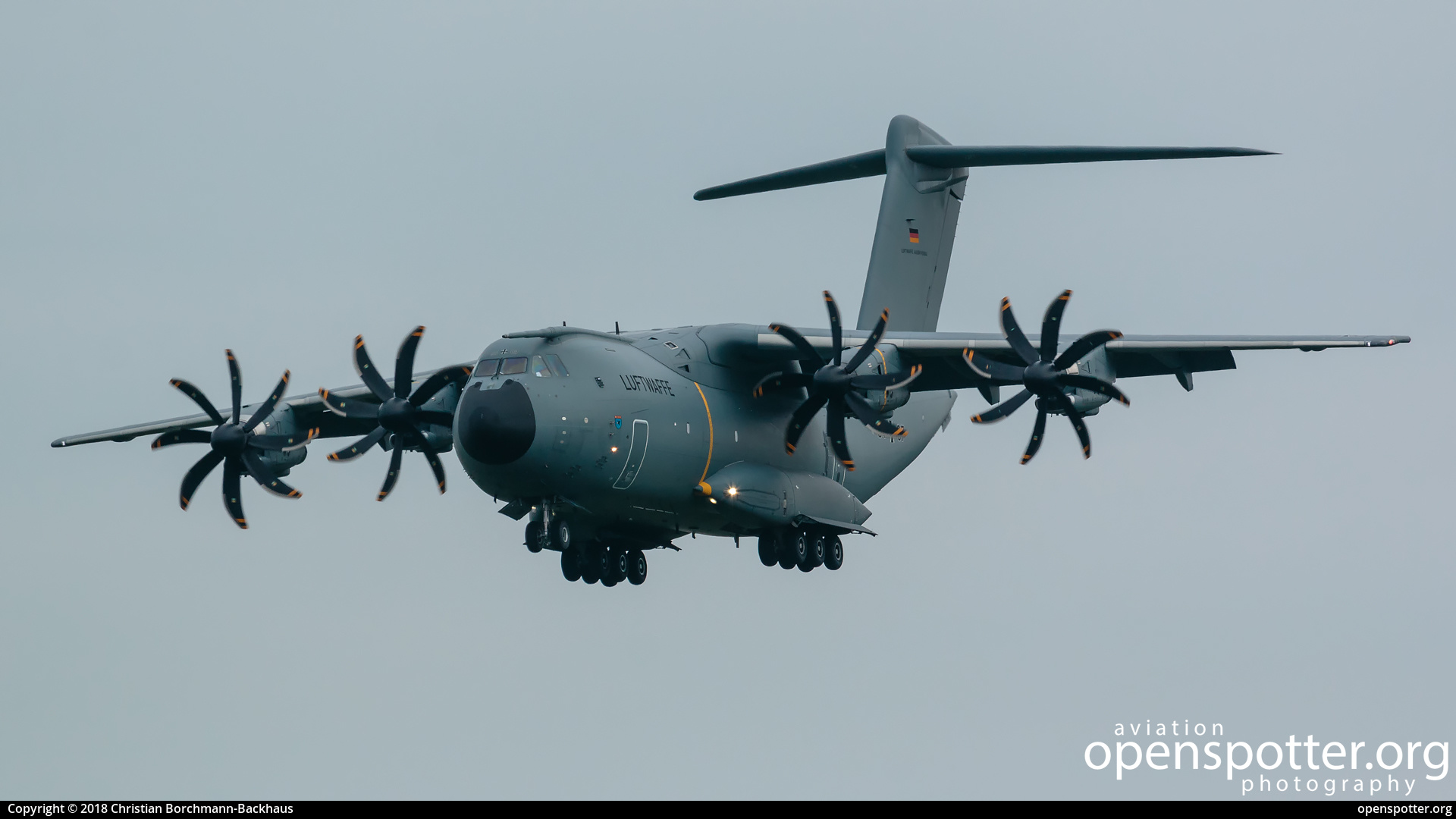 54+07 - German Air Force (Luftwaffe) Airbus A400M at Berlin-Schönefeld International Airport (SXF/EDDB) taken by Christian Borchmann-Backhaus | openspotter.org | ID: 53259