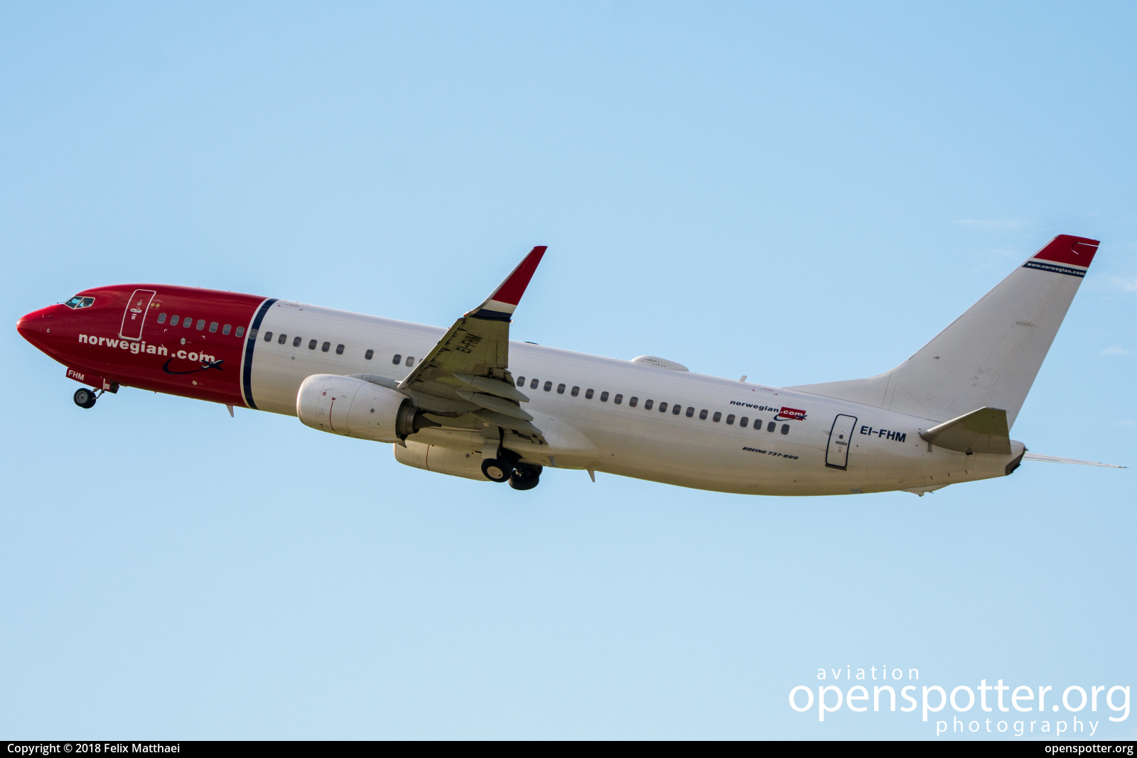 EI-FHM - Norwegian Air International Boeing 737-8JP(WL) at Düsseldorf International Airport (DUS/EDDL) taken by Felix Matthaei | openspotter.org | ID: 58794