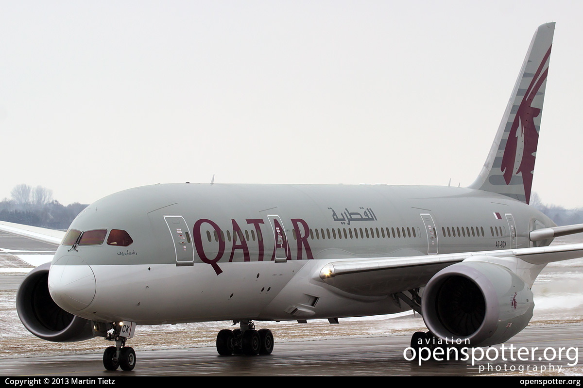 A7-BCK - Qatar Airways Boeing 787-881 Dreamliner at Franz Josef Strauss International Airport (MUC/EDDM) taken by Martin Tietz | openspotter.org | ID: 6394