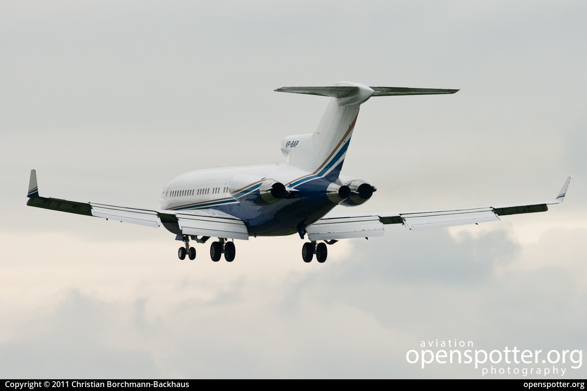 VP-BAP - Private / Untitled Boeing 727-21RE at Berlin-Schönefeld International Airport (SXF/EDDB) taken by Christian Borchmann-Backhaus | openspotter.org | ID: 1539