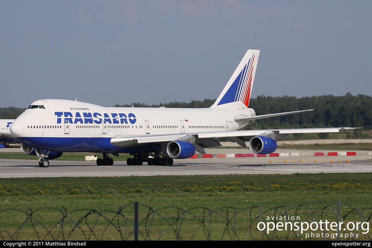 VP-BQH - Transaero Airlines Boeing 747-219B at Domodedovo International Airport (DME/UUDD) taken by Matthias Bindseil | openspotter.org | ID: 2602