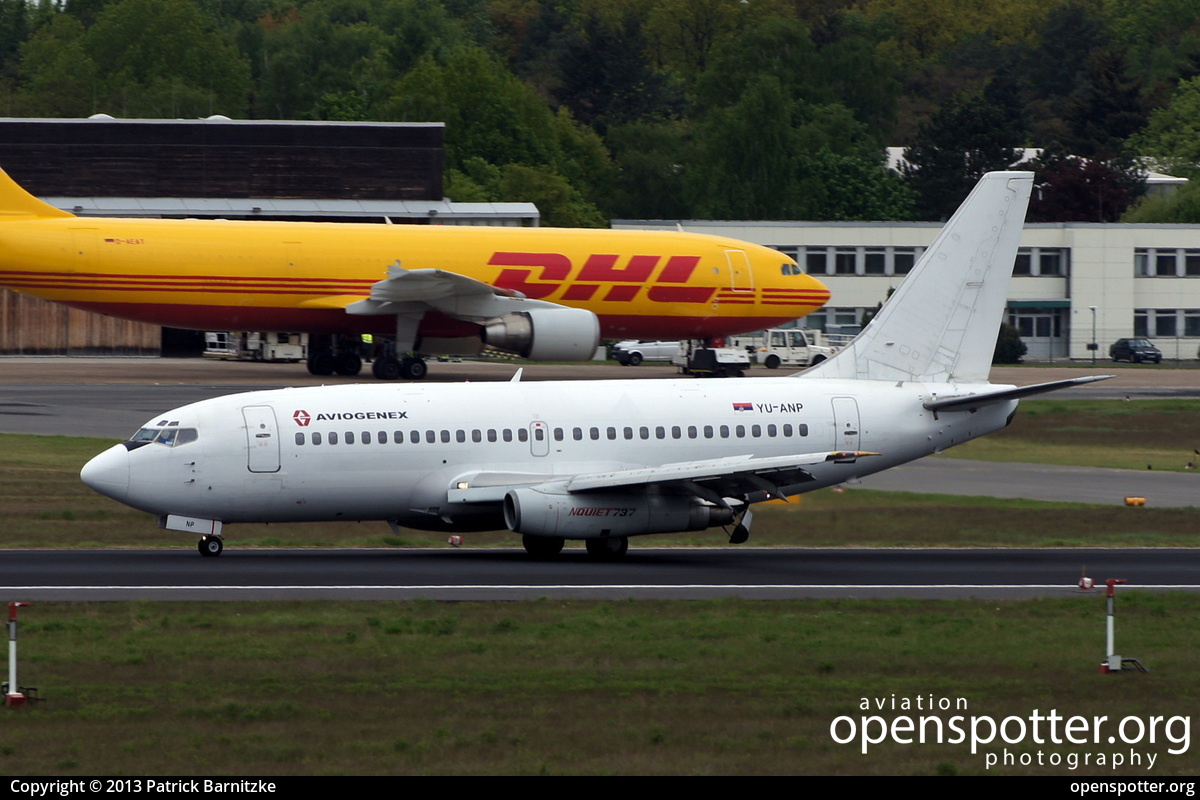 YU-ANP - Aviogenex Boeing 737-2K3(A) at Berlin-Tegel Airport (TXL/EDDT) taken by Patrick Barnitzke | openspotter.org | ID: 7114