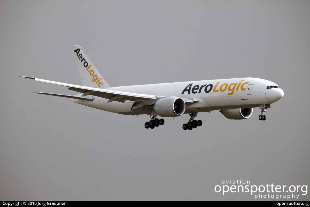 D-AALD - Aerologic Boeing 777-FZN at Frankfurt International Airport (FRA/EDDF) taken by Jörg Graupner | openspotter.org | ID: 4828