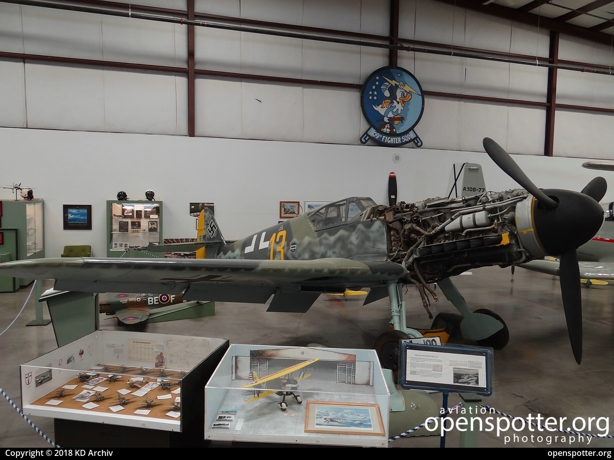 T2-122 - Private / Untitled Messerschmitt Bf-109 G10 at Valle Airport (VLE) taken by KD Archiv | openspotter.org | ID: 65233