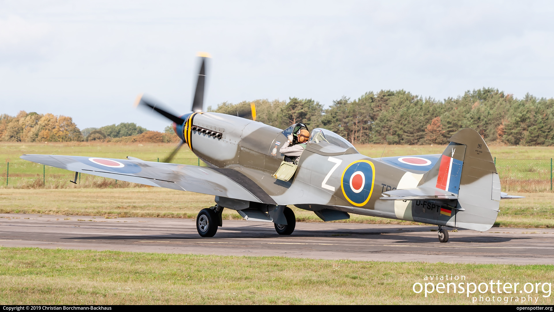 D-FSPT - Private / Untitled Supermarine Spitfire Mk.XVIII at Heringsdorf Airport (HDF/EDAH) taken by Christian Borchmann-Backhaus | openspotter.org | ID: 65863