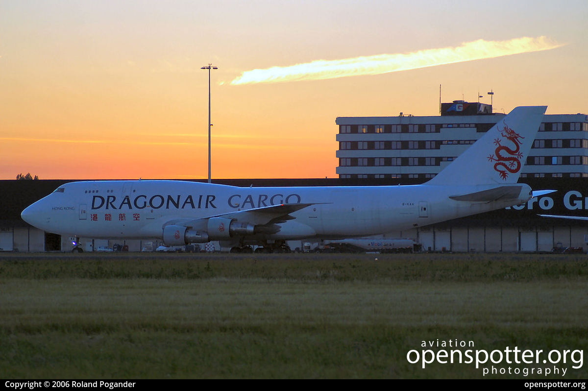 B-KAA - Dragonair, Hong Kong Dragon Airlines Boeing 747-312(SF) at Schiphol Airport (AMS/EHAM) taken by Roland Pogander | openspotter.org | ID: 2891