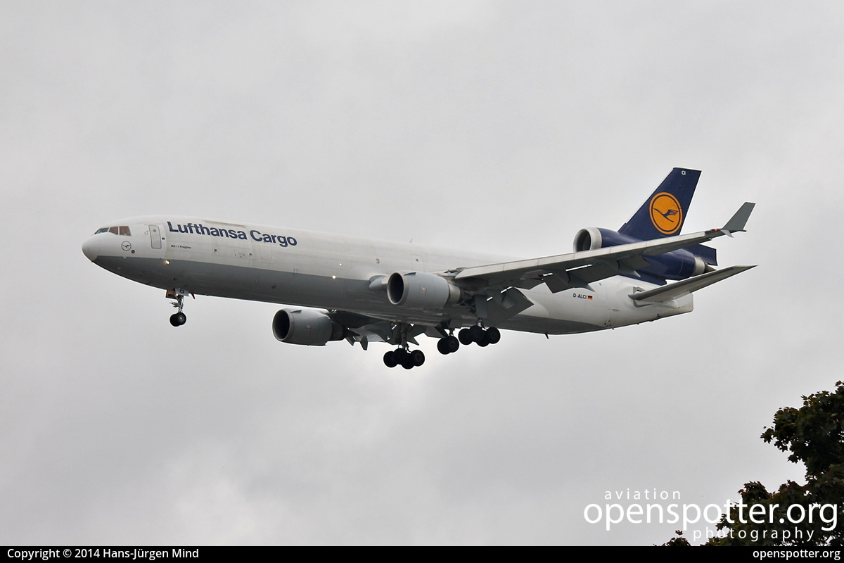 D-ALCI - Lufthansa Cargo McDonnell Douglas MD-11F at Berlin-Tegel Airport (TXL/EDDT) taken by Hans-Jürgen Mind | openspotter.org | ID: 18298
