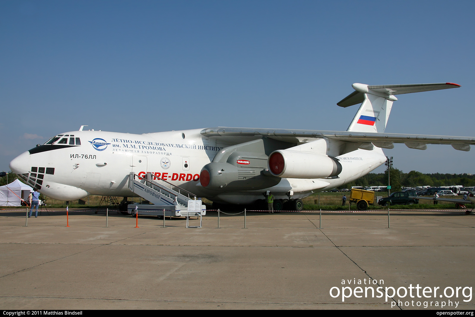 RA-76492 - Gromov Flight Research Institute Ilyushin Il-76LL at Zhukovsky International Airport (ZIA/UUBW) taken by Matthias Bindseil | openspotter.org | ID: 57172