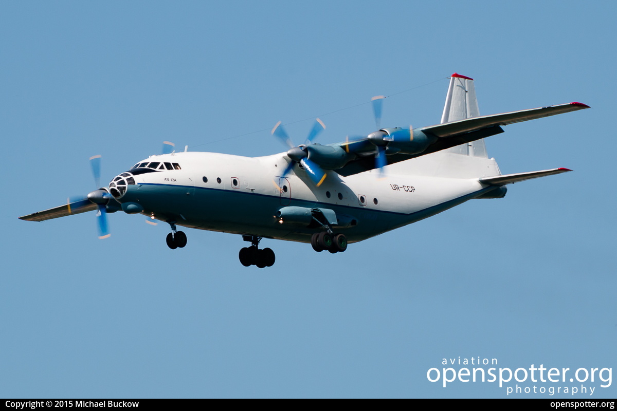 UR-CCP - Cavok Air Antonov An-12A at Berlin-Schönefeld International Airport (SXF/EDDB) taken by Michael Buckow | openspotter.org | ID: 24821