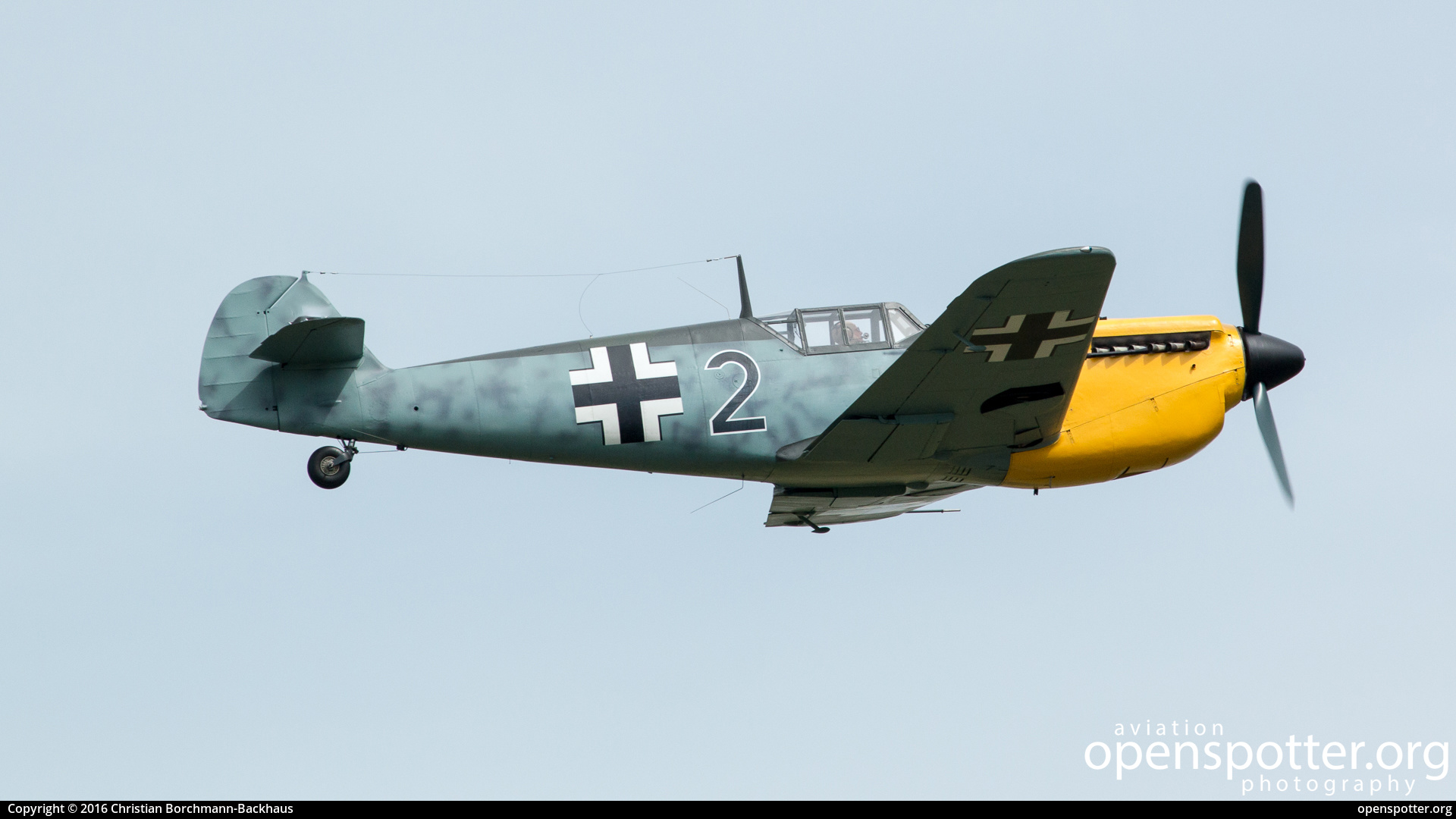 G-AWHK - Private / Untitled Hispano HA-1112-M1L Buchon at Duxford Airport (QFO/EGSU) taken by Christian Borchmann-Backhaus | openspotter.org | ID: 66418
