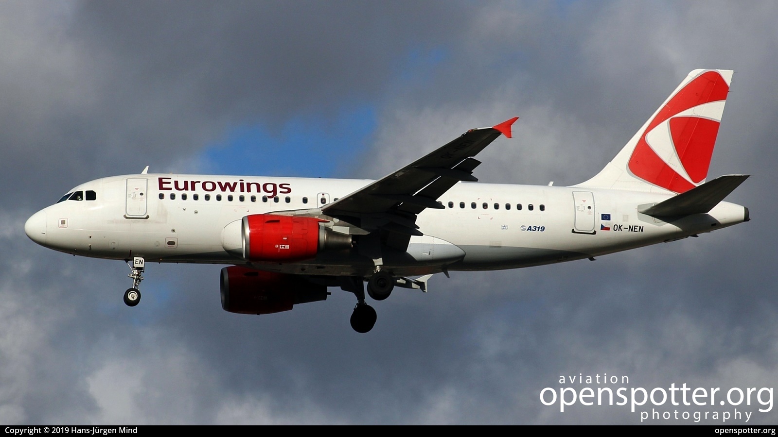 OK-NEN - Eurowings Airbus A319-112 at Berlin-Tegel Airport (TXL/EDDT) taken by Hans-Jürgen Mind | openspotter.org | ID: 58885