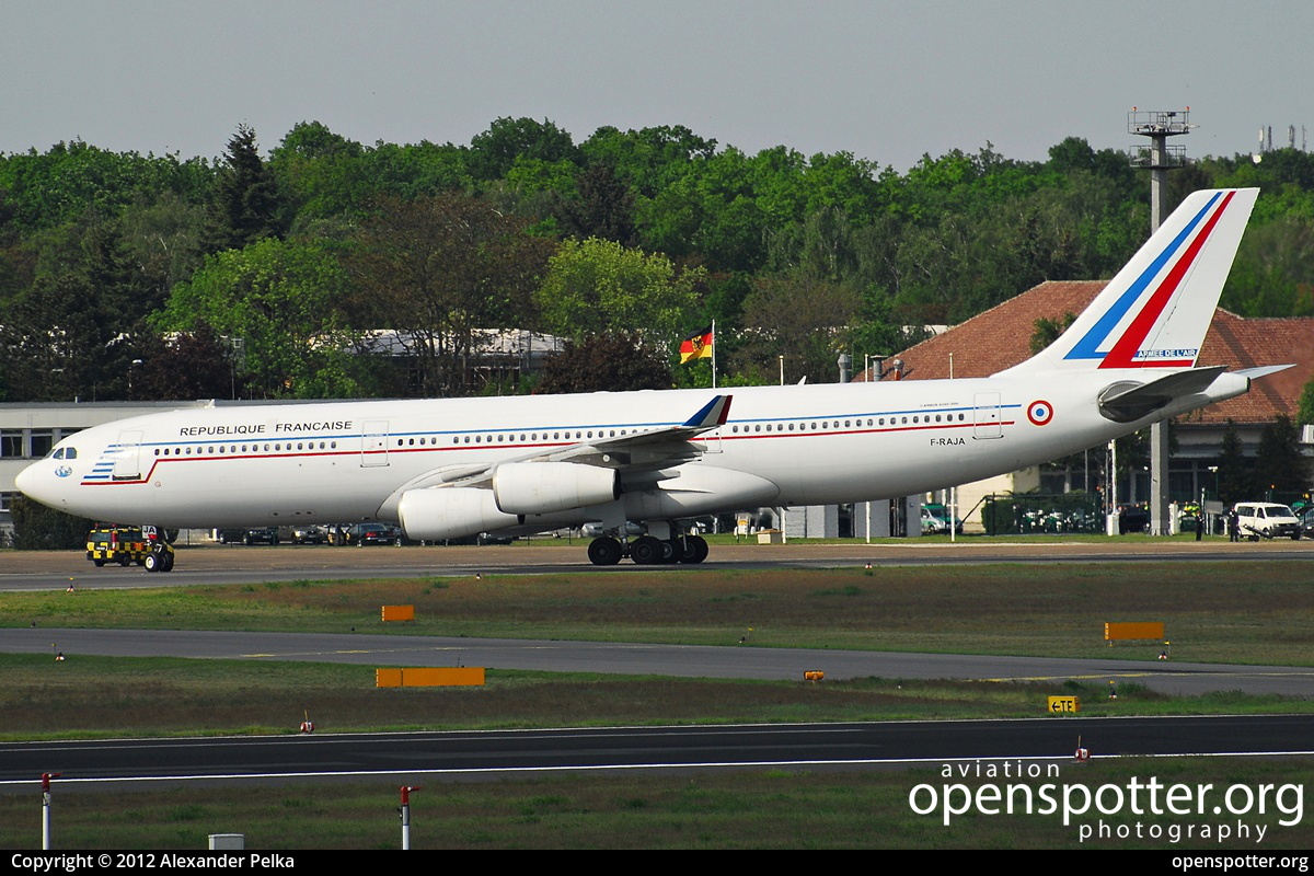 F-RAJA - France Air Force (Armée de l'Air) Airbus A340-211 at Berlin-Tegel Airport (TXL/EDDT) taken by Alexander Pelka | openspotter.org | ID: 11611