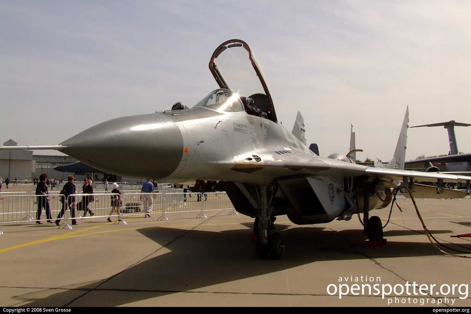 0921 - Slovak Air Force Mikoyan-Gurevich MiG-29A Sniper(9-12A) at Berlin-Schönefeld International Airport (SXF/EDDB) taken by Sven Grosse | openspotter.org | ID: 46548