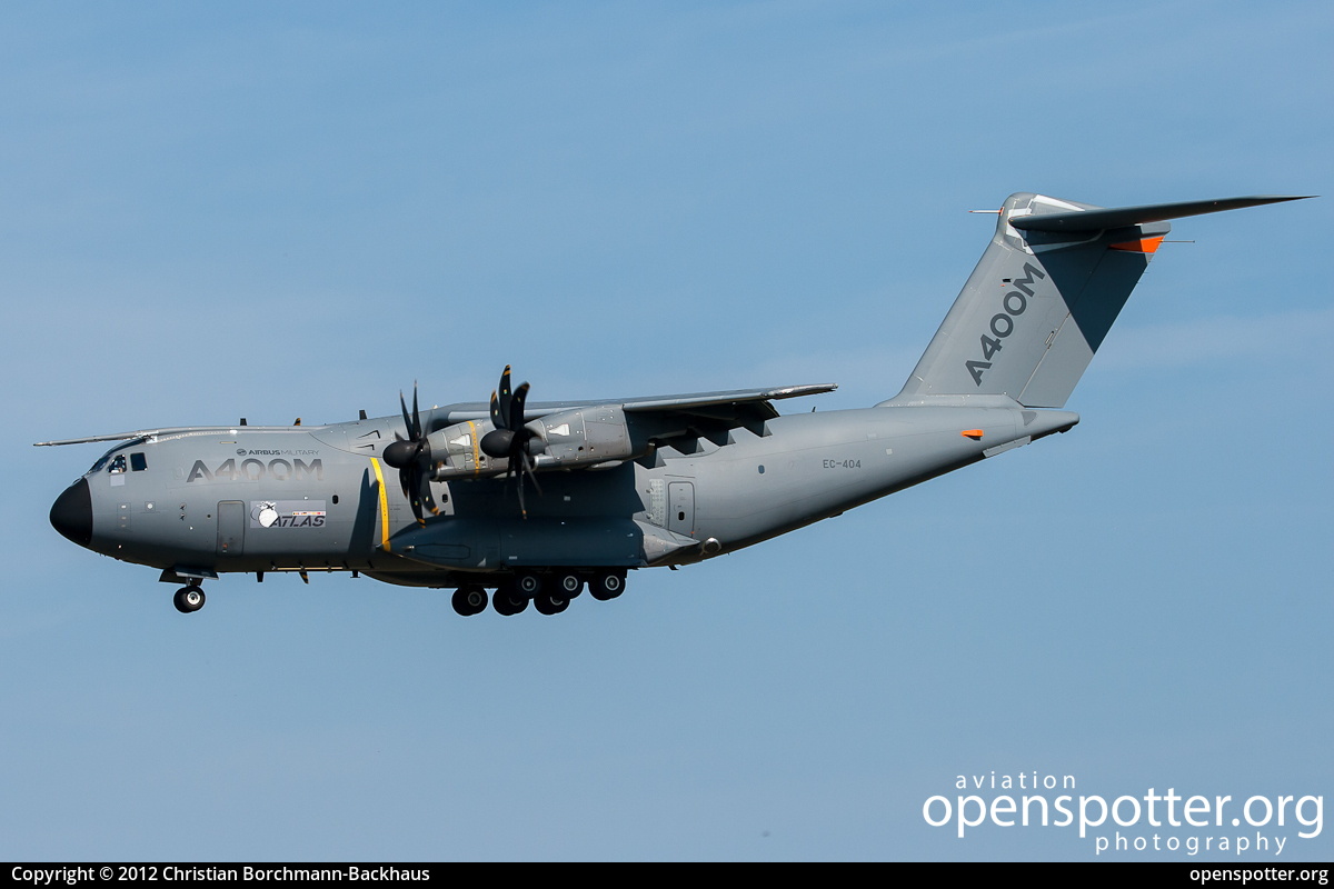 EC-404 - Airbus Military Airbus A400M at Berlin-Schönefeld International Airport (SXF/EDDB) taken by Christian Borchmann-Backhaus | openspotter.org | ID: 4168
